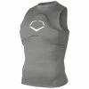 EvoShield Chest Guard Sleeveless Shirt: WTV3100CH 1 EvoShield Chest Guard Sleeveless Shirt: WTV3100CH -Diamond Sport Gear Online Shop wtv1047102010 g2s full sleeveless a102 chestback new charcoal 8